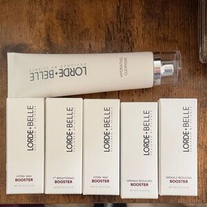 Lorde + Belle Hydrating Cleanser, wrinkle reducer, hydra max, brightening.